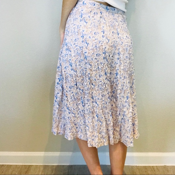 Free People hi low floral midi wrap skirt - Picture 5 of 8
